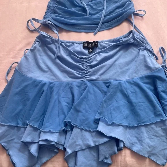 Current Mood Sky Blue Mesh Fairy Set - Picture 3 of 6
